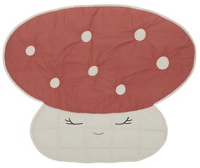 OYOY Prešívaná hracia deka Mushroom Red 120 x 98 cm