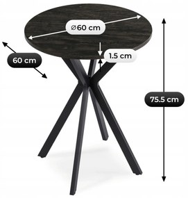 PROXIMA.store - Jedálenský stôl LAUREN FARBA: biela, FARBA NÔH: orech