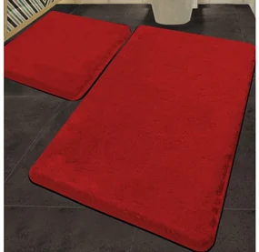 Asir SADA 2x Kúpeľňová predložka 60/100 cm červená AS2051