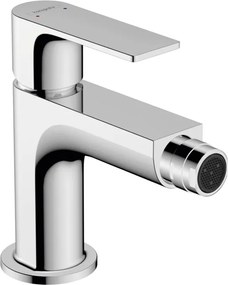 Hansgrohe Rebris E, páková bidetová batéria s kovovou odtokovou súpravou s tiahlom, chrómová, HAN-72213000