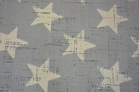 styldomova Sivý koberec scandi hviezdy 18209/052