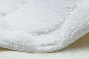 Sada kúpeľňových koberčekov SUPREME STONES kamienky, biela