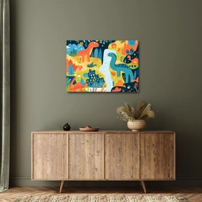 Obraz - Veselí dinosaury (70x50 cm)