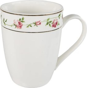 Porcelánový hrnček s ružičkami Cutty Rose - 12 * 8 * 10 cm / 300 ml