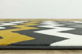 Koberec Luna 503369/89925 Cik cak žltý