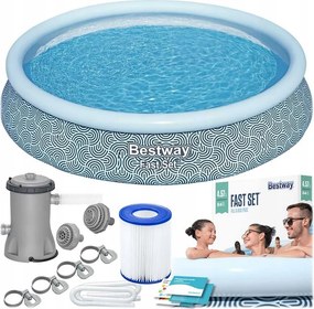 Rozkladací záhradný bazén 457 x 84 cm 9v1 Bestway 57313NN
