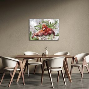 Obraz - Plameniaky (70x50 cm)