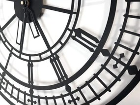 Kovové hodiny London 70 cm