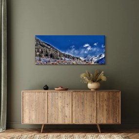 Obraz - Horské mestečko (120x50 cm)