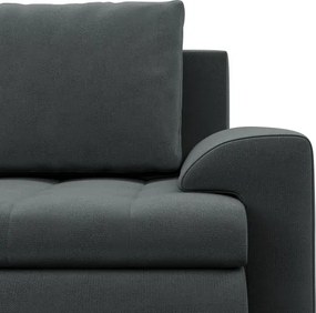 Sedacia súprava FORESTA ULL Kronos v tvare U tmavosivá