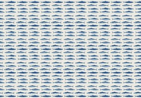 Fototapeta - Modré ryby (147x102 cm)