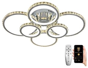 NEDES LED Stmievateľný prisadený luster LED/205W/230V 3000-6500K + DO J2301/CH