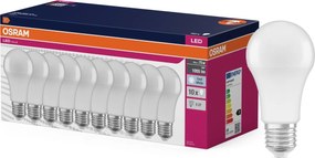 SADA 10x LED Žiarovka CLASSIC A75 E27/10W/230V 4000K - Osram