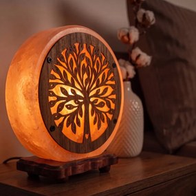 Soľná lampa okrúhly strom 5,2 kg