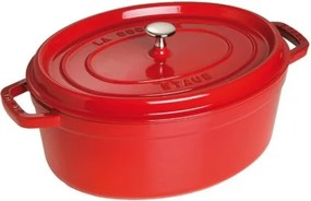 STAUB Oválny hrniec 31 cm, čerešňa