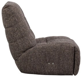 Antracitové polohovacie relaxačné kreslo Hein – WOOOD