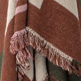 Bloomingville Prehoz z recyklovanej bavlny York Brown 130 x 160 cm