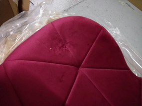 AKCIA Vínové kancelárske kreslo AVOLA VELVET II. akosť