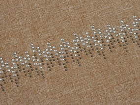 Dekoračná obliečka na vankúš MELODY 40x40 cm, svetlohnedý