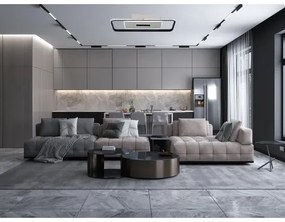 LED Stmievateľné svietidlo LED/75W/230V 3000-6500K biela/čierna + diaľkové ovládanie