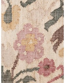 Krémový ručne tkaný jutový behúň 80x200 cm Roya Violette – Elle Decoration