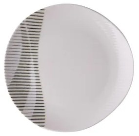 24-dielna jedálenská súprava, pestrofarebná, porcelán