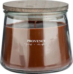 Sviečka WOODEN s dreveným knôtom, Cigary a whisky 250 g