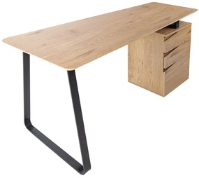 Písací stôl Studio 160cm dubový vzhľad