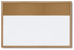Combi Board whiteboard / korok 60 × 90 cm, biela