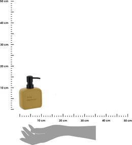 Dávkovač mydla Julia, olivová/s čiernymi prvkami, 225 ml