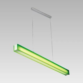 PREZENT 22002 Závesné svietidlo OFINNA LED T5, 28W, 6400K, IP20, strieborná/zelená/biela