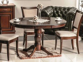 Jedálenský rozkladací stôl Margo 90/125 cm z masívu orech