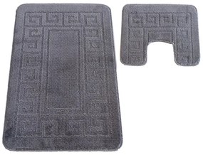 Sada kúpeľňových koberčekov Montana Ethnic Opal Grey
