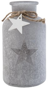 Dekoračné sklenená fľaša s hviezdou - Ø10 * 20 cm