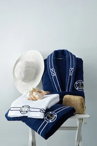 Soft Cotton Luxusný pánsky župan MARINE MAN v darčekovom balení