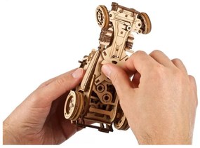 Ugears 3D drevené mechanické puzzle The Hot Rod Furious