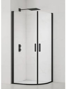 Sprchový kút čtvrtkruh 80x80 cm SAT Fusion SATFUS80CT, 1 ks