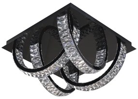 Zuma Line MX3274-4-3BCT - LED Stropné svietidlo TULA LED/23,5W/230V čierna