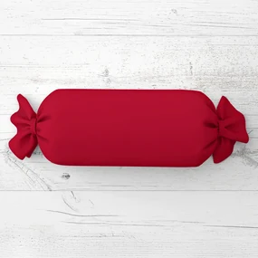 Biante Vankúš valec bonbon Rongo RG-060 Červený 15x40 cm
