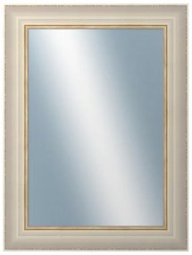 DANTIK - Zrkadlo v rámu, rozmer s rámom 60x80 cm z lišty GREECE biela (2639)