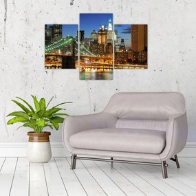Obraz - Most s New Yorkom (90x60 cm)