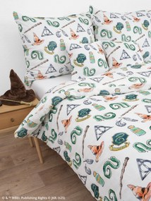 Predĺžené obliečky mikroplyš Harry Potter - Slizolin