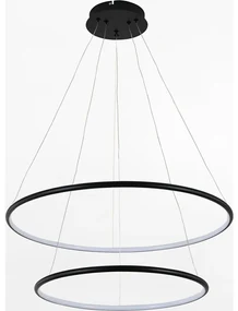 Zuma Line PL201004B-2BK - LED Luster na lanku MARSEILLE LED/40W/230V čierna ZL0787
