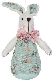 Závesná dekorácia zelený Králik - 8 * 4 * 13 cm