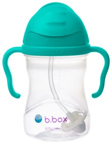 Hrnček so slamkou - nefritovozelený 240 ml