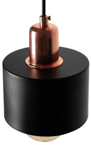 Toolight - Stropné svietidlo závesné CALI APP003-3CPR, čierna ružové-zlato, OSW-00202