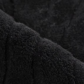 Kúpeľňový koberček WAVES 400 čierny