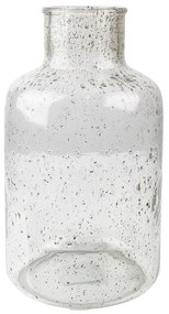 Sklenená transparentná fúkaná váza Sandy - Ø 18*32 cm