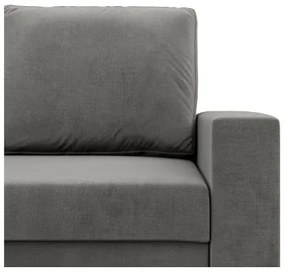 Trojmiestna rozkladacia sedačka NEO Kronos svetlosivá