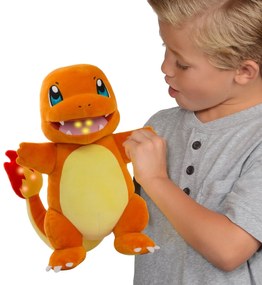 Interaktívny plyšový pokémon Charmander, 30 cm